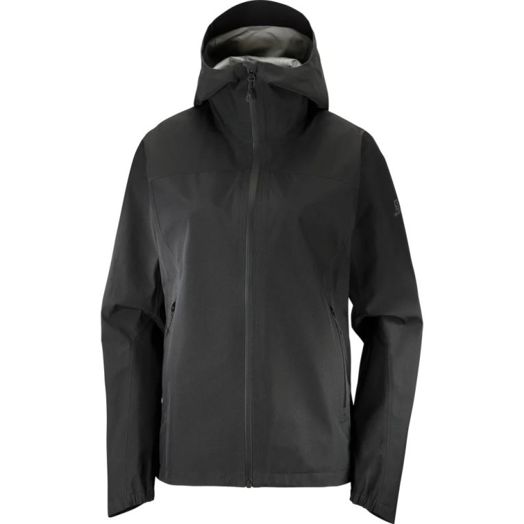 Black Salomon Outline GTX 2.5L Women's Shell Jackets | IE DA8576